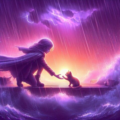 а по време на буря